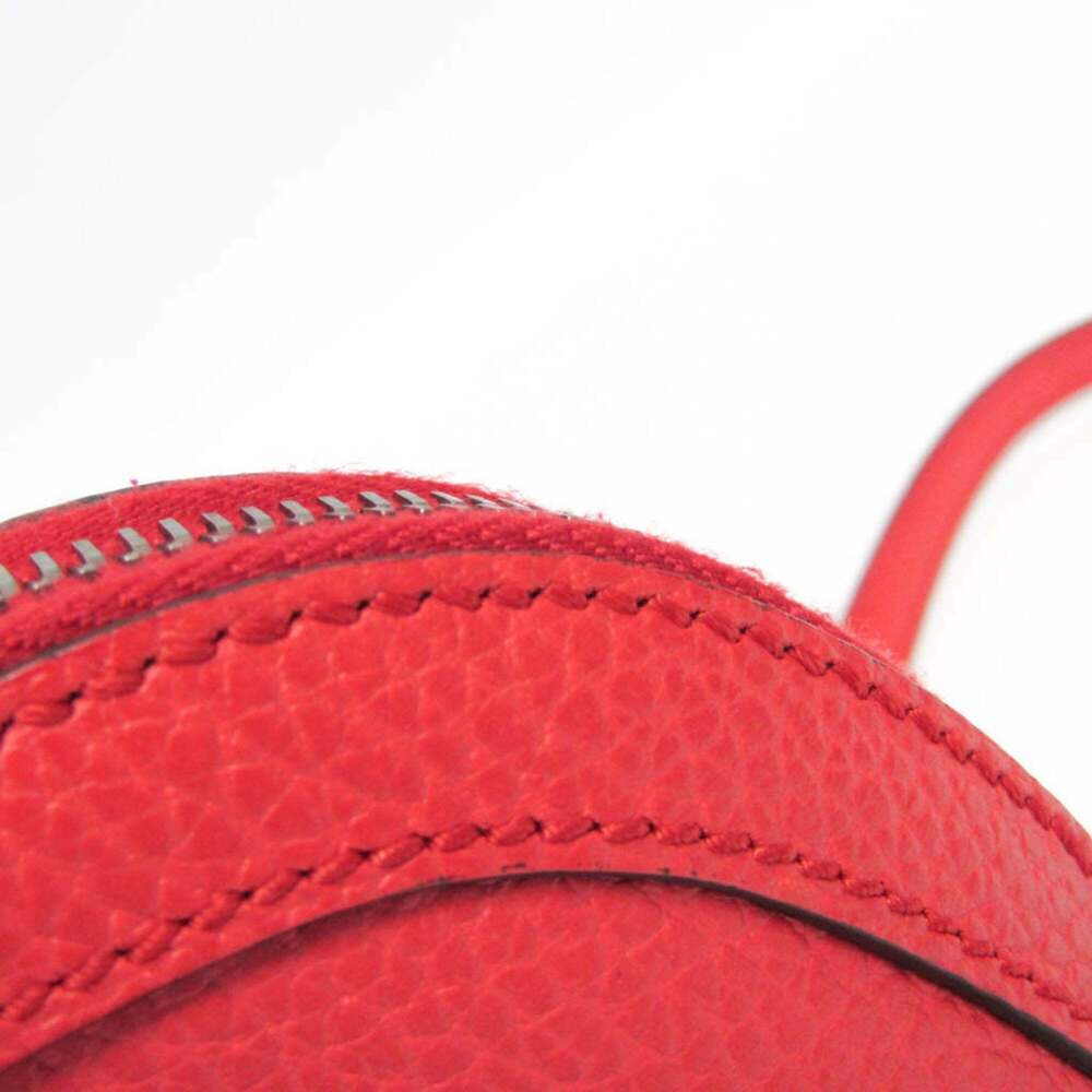 GUCCI Red Leather Shoulder Bag - Picture 8 of 15